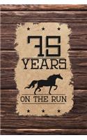 75th Birthday Journal: Lined Journal / Notebook - Western Themed 75 yr Old Gift - Fun And Practical Alternative to a Card - 75th Birthday Gifts For Men and Women - 75 Year