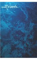 Notebook: Stunning Deep Blue Ocean
