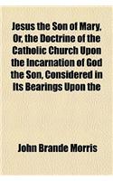 Jesus the Son of Mary, Or, the Doctrine of the Catholic Church Upon the Incarnation of God the Son, Considered in Its Bearings Upon the