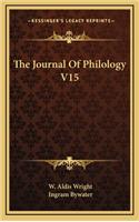 The Journal of Philology V15