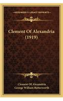 Clement of Alexandria (1919)