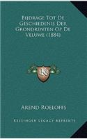 Bijdrage Tot De Geschiedenis Der Grondrenten Op De Veluwe (1884)