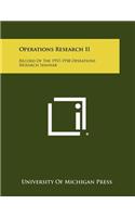 Operations Research II