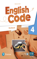 English Code Level 4 (AE) - 1st Edition - Student's Workbook with App: (English Code)