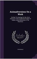 Animadversions On a Work
