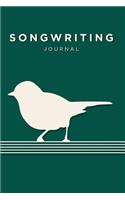 Songwriting Notebook: Bird(6 Songwriting Notebook)