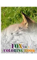 Fox Coloring Book: A Coloring Book Containing 30 Fox Designs in a Variety of Styles to Help You Relax: Volume 1