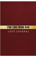 For Son from Dad Love Journal