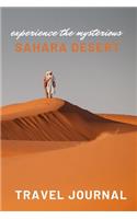 Experience the mysterious Sahara Desert Travel Journal