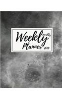 Weekly & Monthly Planner 2020: Jan 1, 2020 to Dec 31, 2020: Weekly & Monthly Planner + Calendar Views - Inspirational Quotes and Dividers Fancy Texture Cover(1 Fancy Planners 2020)