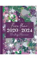 2020-2024 Five Year Monthly Planner