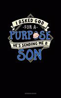 I Asked God For A Purpose He's Sending Me A Son: Address Book(1836 Address Book)