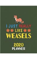 I Just Really Like Weasels 2020 Planner
