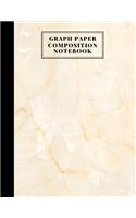 Graph Paper Composition Notebook: Grid Paper Notebook, Quad Ruled, Math and Science Composition Notebook for Students, Yellow Marble Cover, 100 Sheets (Large, 8.5 x 11)