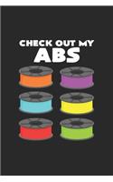 Check out my ABS: 6x9 3D Printing - lined - ruled paper - notebook - notes