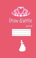 DRAW and WRITE Journal: Draw and Write Journal: Grades K-2: Primary Composition Half Page Lined Paper with Drawing Space (8.5" x 11" Notebook), Learn To Write and Draw Jour