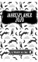 Jahreskalender 2020 52 Wochen 365 Tage