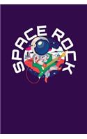 Space Rock: Notebook Outer Space Astronaut Lovers And Astronomy Science Fans.
