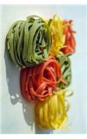Multicolored Pasta in a Triangle Journal