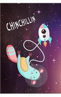 Chinchillin': Cute Chinchilla Notebook
