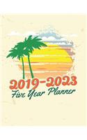 2019-2023 Five Year Planner: 60 Month Yearly Planner Monthly Calendar V6