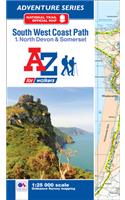 SW Coast Path North Devon & Somerset Adventure Atlas
