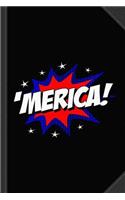 Merica Journal Notebook: Blank Lined Ruled for Writing 6x9 120 Pages