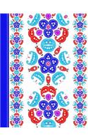 Paisley Flowers Writing Book