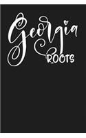 Georgia Roots: State of Georgia College Ruled 6"x9" 120 Page Lined Notebook