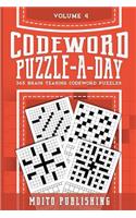Codeword Puzzle-A-Day: 365 Brain Teasing Codeword Puzzles Volume 4(4 Codeword Puzzle-A-Day: 365 Brain Teasing Codeword Puzzles)