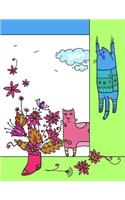 My Big Fat Bullet Journal for Cat Lovers Cats Being Cats 2: Jumbo Sized Graph Design Bullet Notebook Journal - 300 Plus Numbered Pages with 300 Graph Style Grid Pages, 6 Index Pages and 2 Key Pages in Large 8