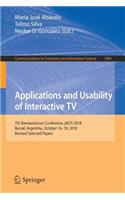 Applications and Usability of Interactive TV