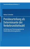 Preisbeurteilung ALS Determinante Der Verkehrsmittelwahl