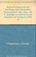 Bestimmungsgrunde Der Nachfrage Nach Dauerhaften Konsumgutern