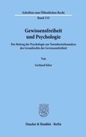 Gewissensfreiheit Und Psychologie