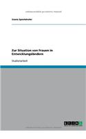 Zur Situation von Frauen in Entwicklungsländern