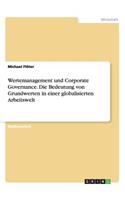Wertemanagement und Corporate Governance. Die Bedeutung von Grundwerten in einer globalisierten Arbeitswelt