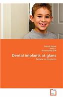 Dental implants at glans