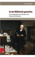 In ein Mühlwerk geworfen