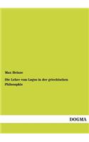 Die Lehre vom Logos in der griechischen Philosophie: (German)