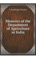 Memoirs of the Department of Agriculture in India: (English)