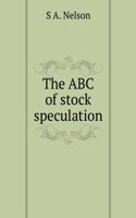 ABC of stock speculation