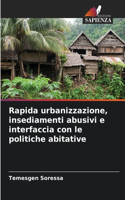 Rapida urbanizzazione, insediamenti abusivi e interfaccia con le politiche abitative
