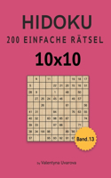 Hidoku: 200 Einfache Rätsel 10x10 band. 13