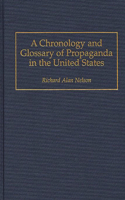 A Chronology and Glossary of Propaganda in the United States