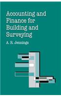 Accounting and Finance for Building and Surveying