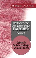 Applications of Synthetic Resin Latices, Latices in Surface Coatings - Emulsion Paints