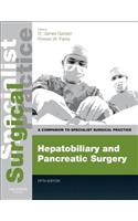 Hepatobiliary and Pancreatic Surgery - Print and E-Book