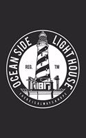 Oceanside Lighthouse Notebook: 6x9inch Oceanside Lighthouse Notebook blank College-Ruled