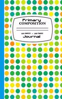 Primary Composition Book Polka Dots